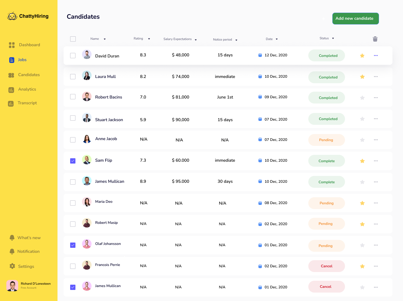 ChattyHiring - Screenshot 3