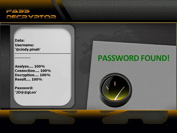 PASS DECRYPTOR - Capture d'écran 1