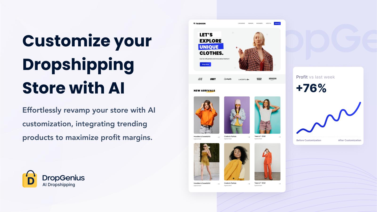 Review DropGenius: AI-Powered Dropshipping Store Creation - Appvizer