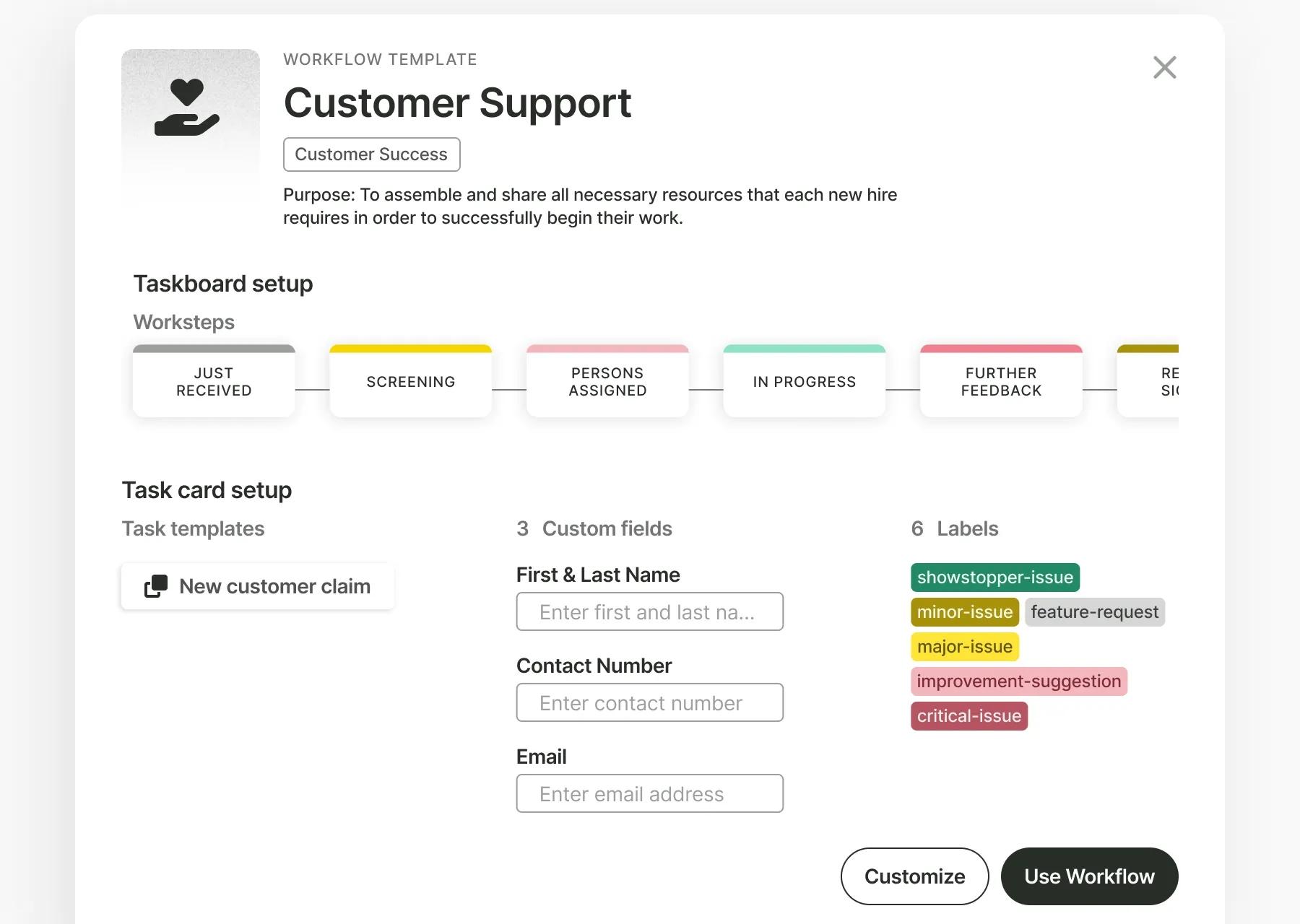 workstreams.ai - Workflow preview