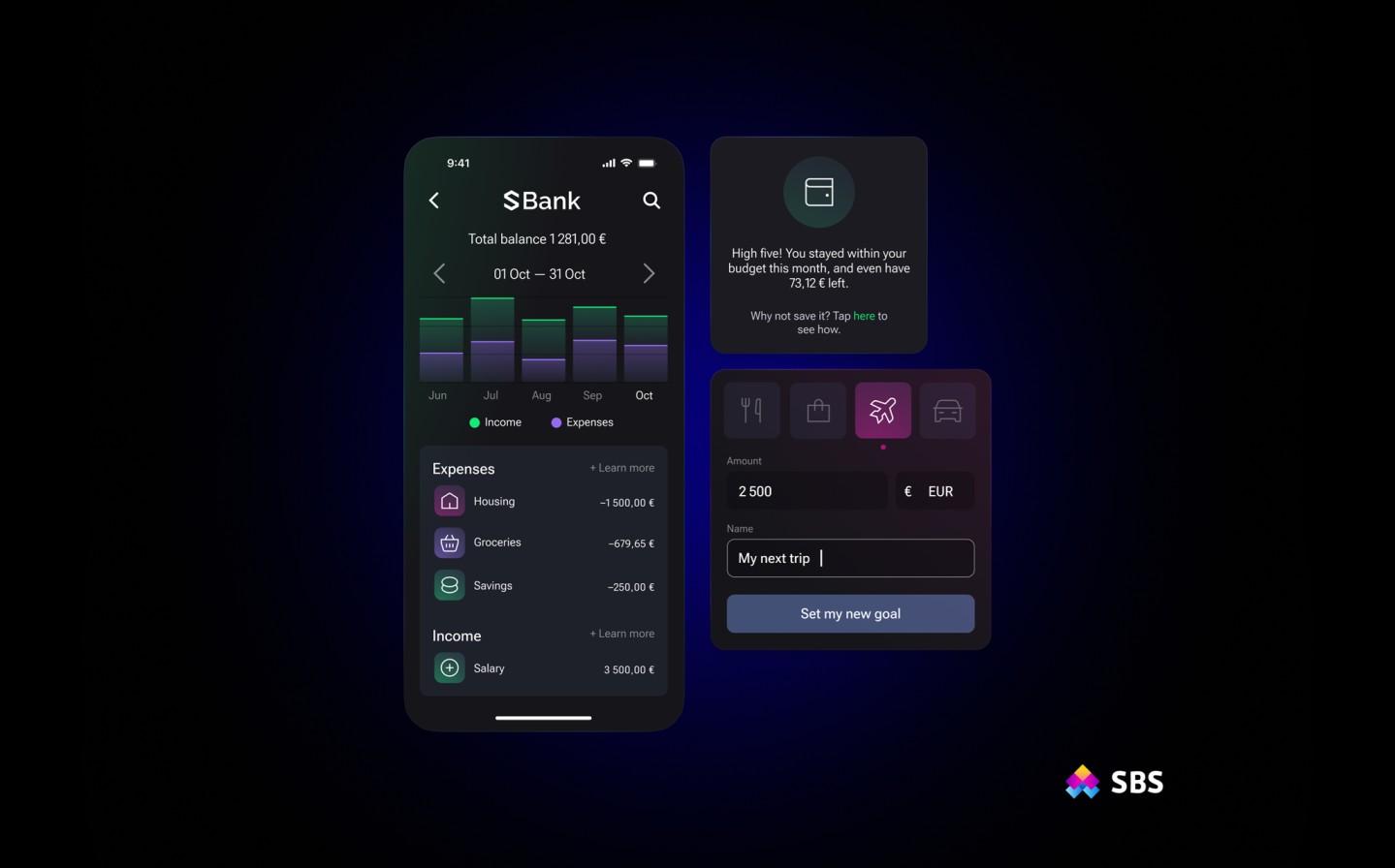 SBS Banking Platform - Screenshot 2