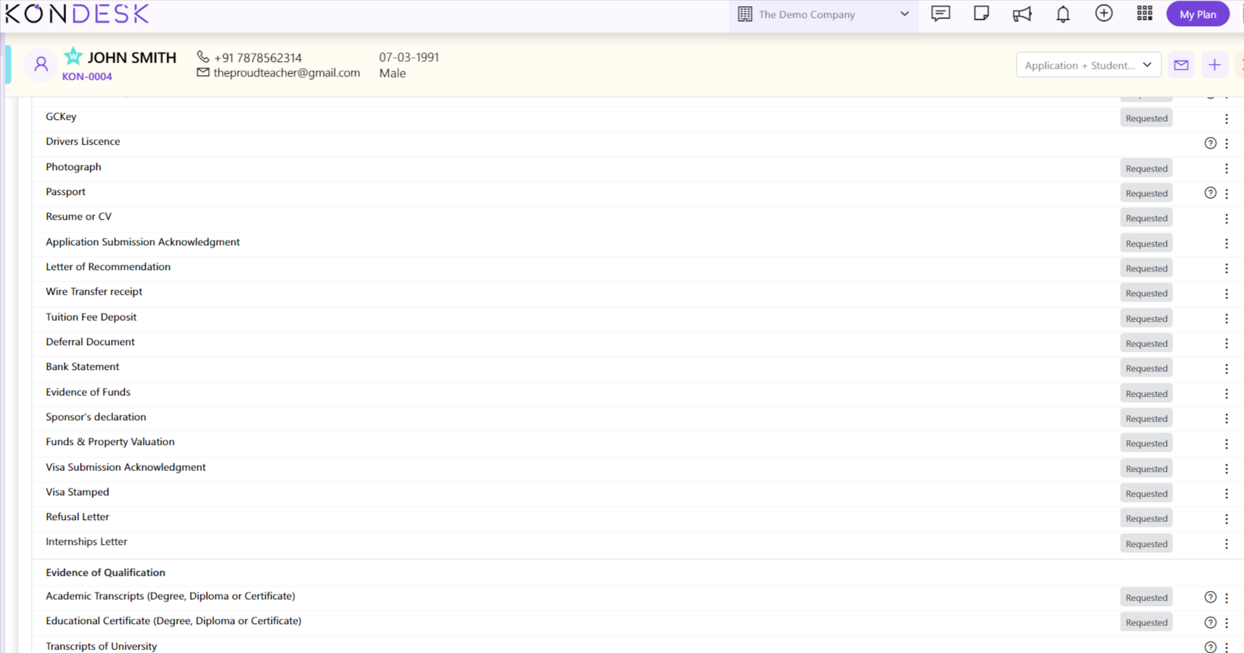 KONDESK - Screenshot 3