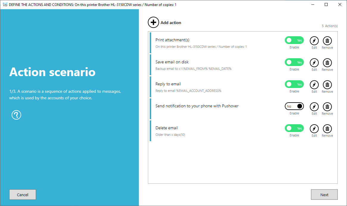 Automatic Email Manager - Screenshot 3