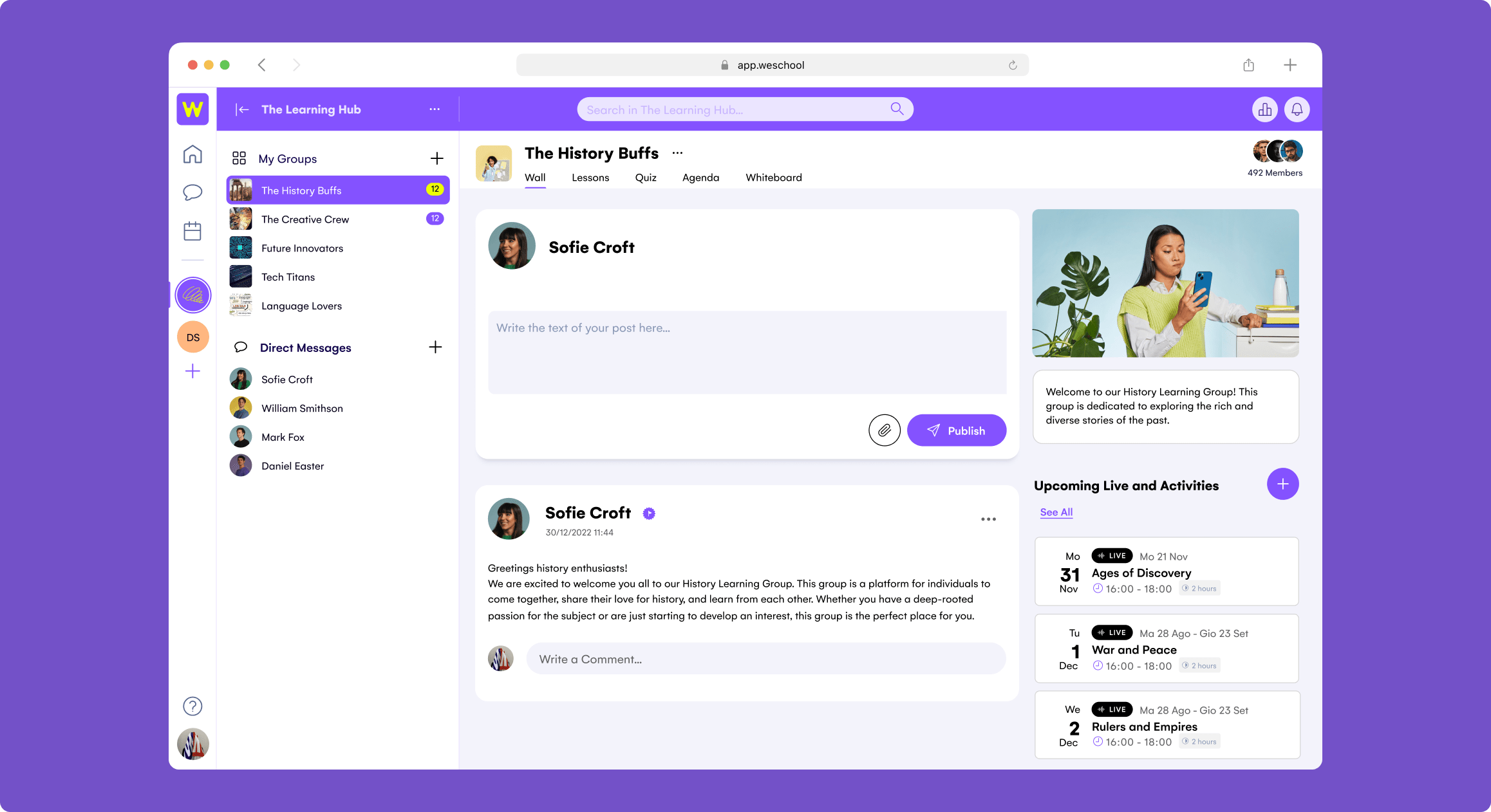 WeSchool - Screenshot 2