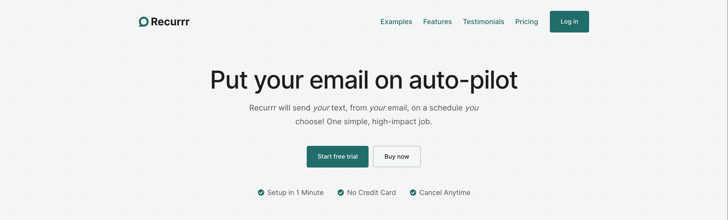 Review Recurrr: Send recurring emails easily - Appvizer