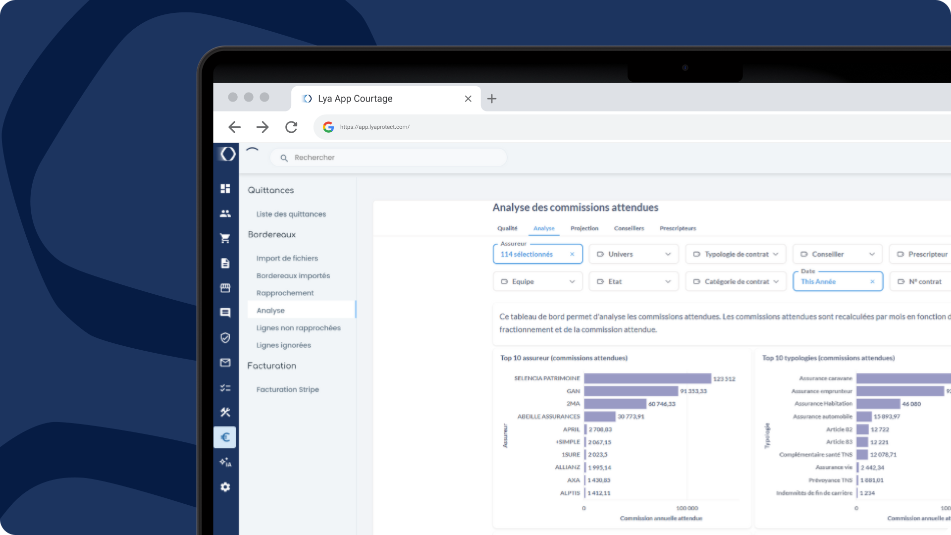 Lya (Lya Courtage) - Un pilotage stratégique de votre activité