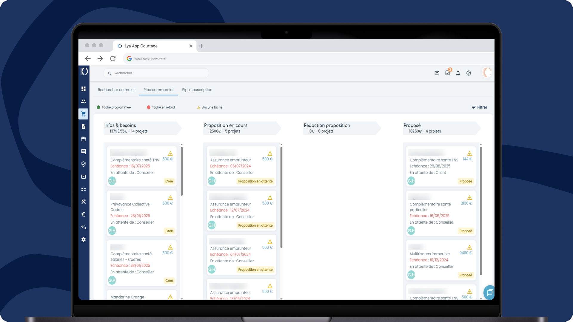 Lya (Lya Courtage) - Des outils d'aide à la vente pour booster vos performances.