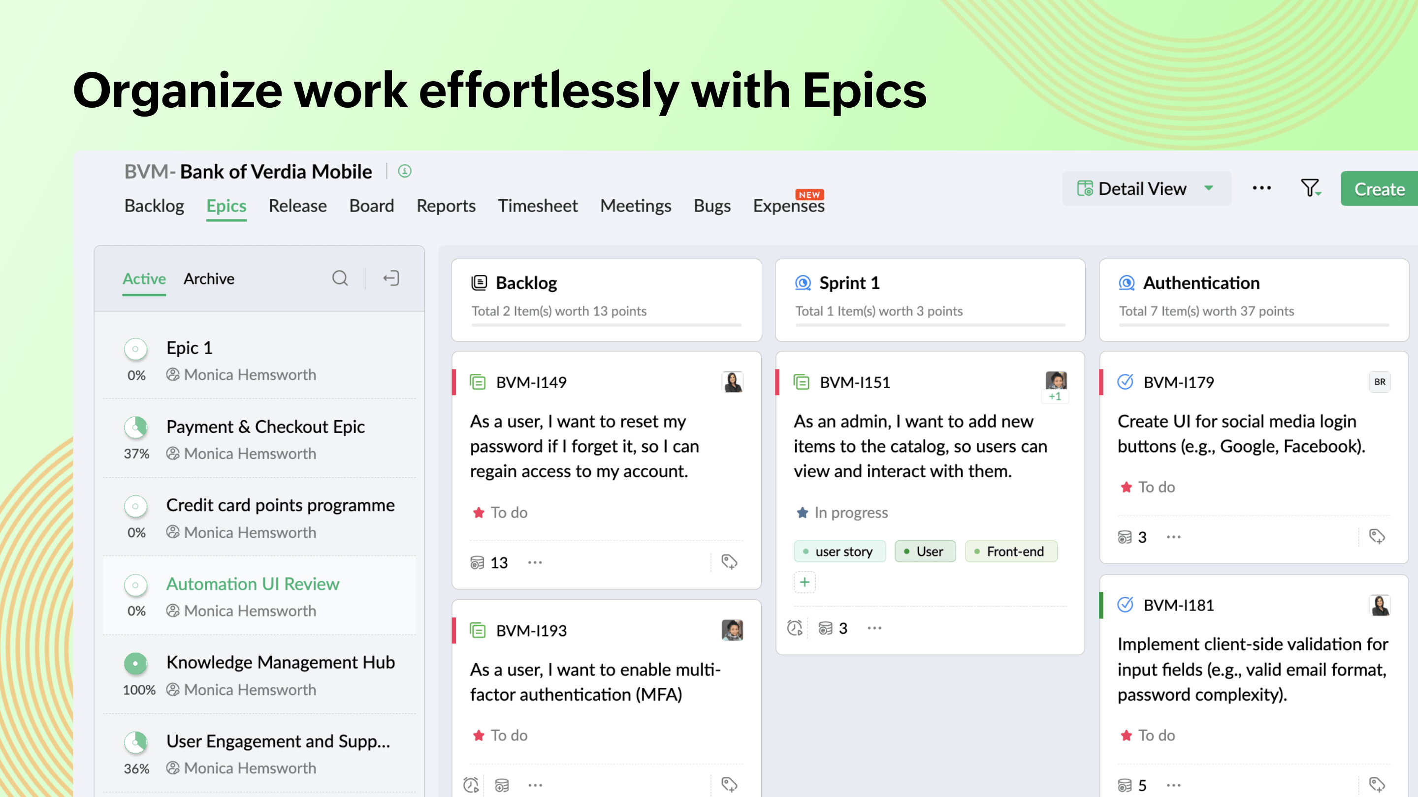 Zoho Sprints - Screenshot 3