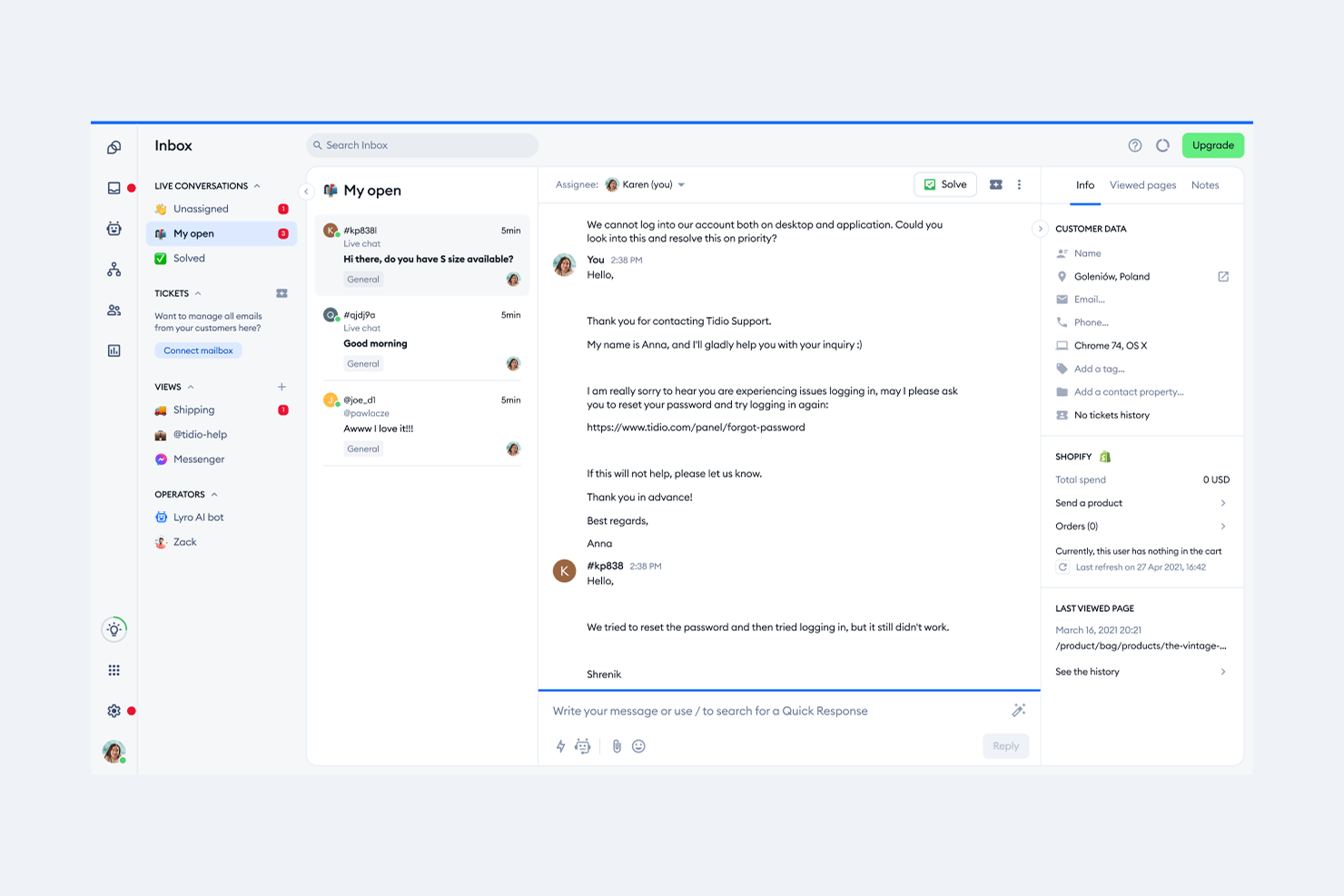 Tidio - Screenshot 10