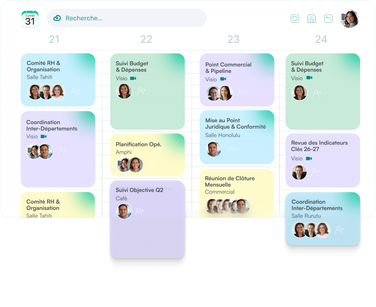 Leviia Drive - Shared calendar