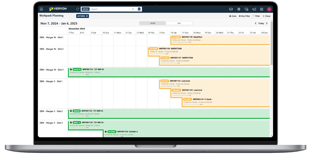 Veryon Tracking+ - Maintenance Planning