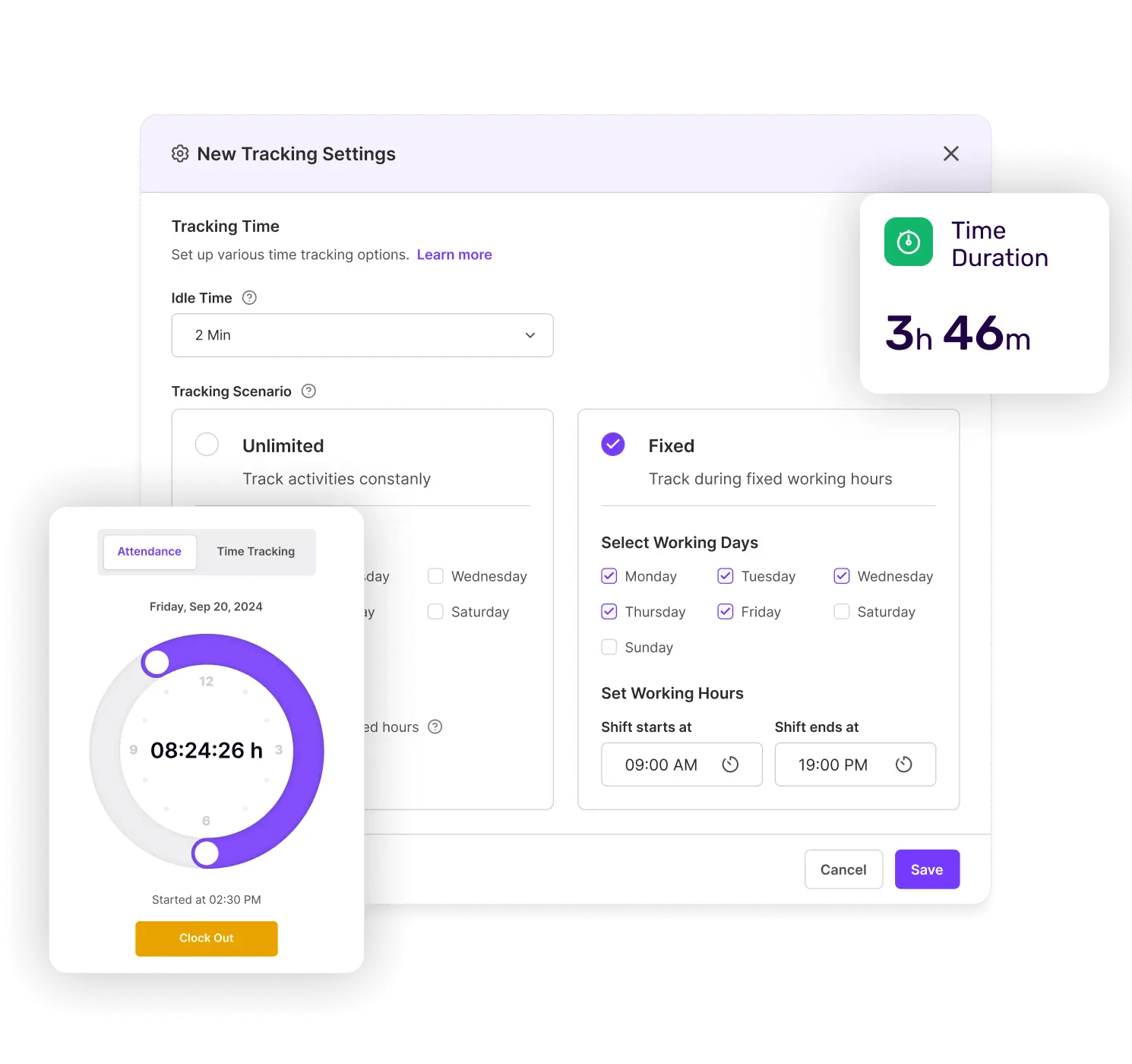 MaxelTracker - Idle time tracking