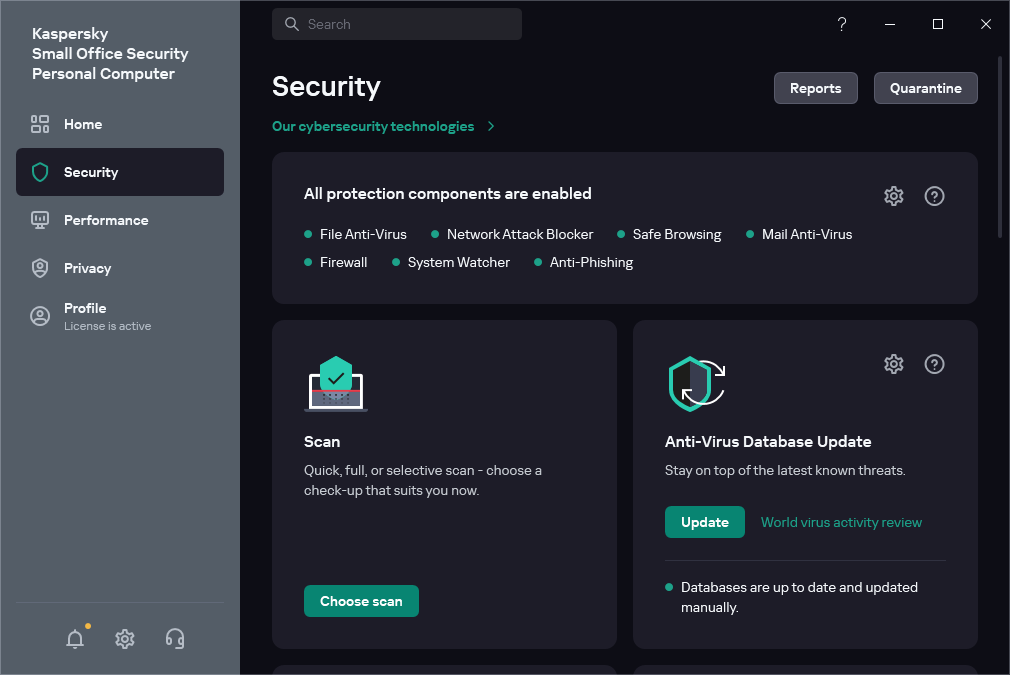 Kaspersky Small Office Security - Kaspersky Small Office Security Protection.