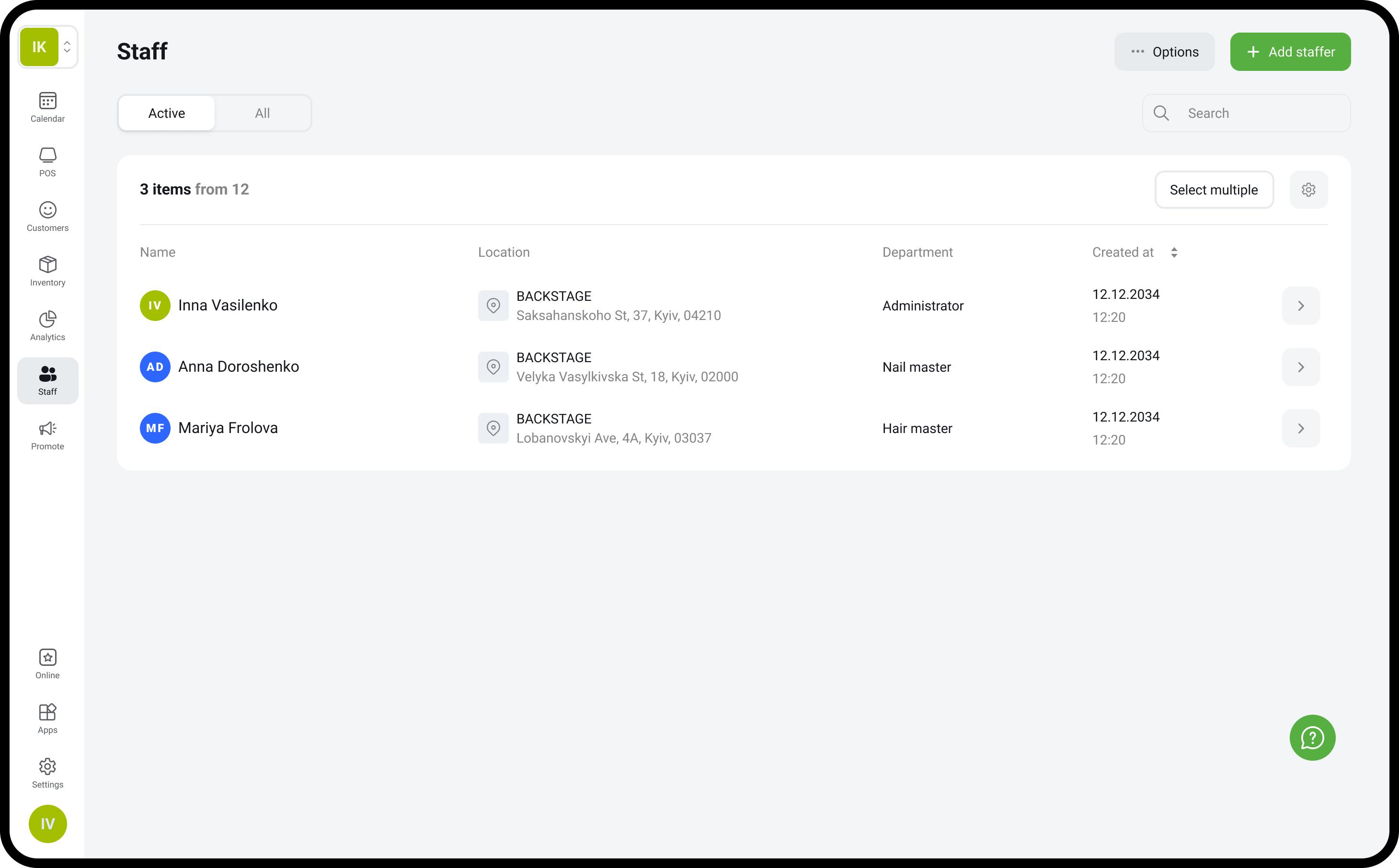 Easyweek - Efficient staff scheduling to maximize productivity and coordination