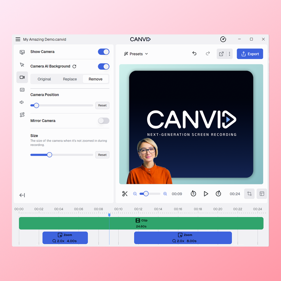 Canvid - User Interface