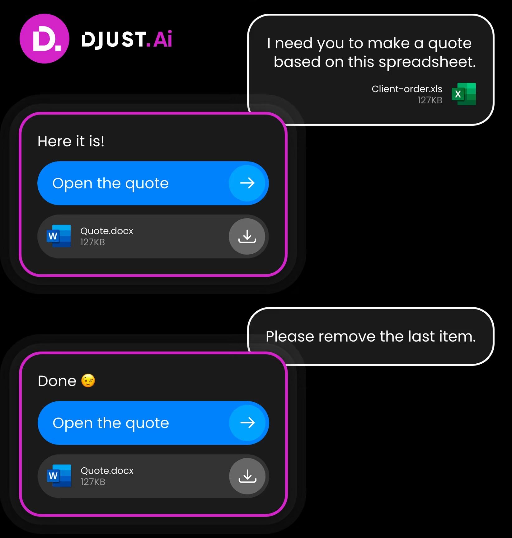 DJUST - Capture d'écran 2