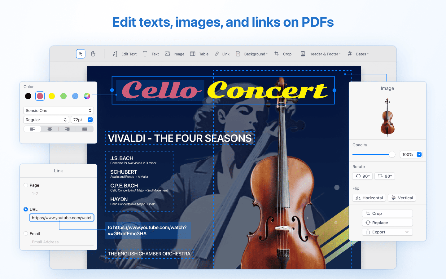 KDAN PDF Reader - Edit texts, images, and links on PDFs