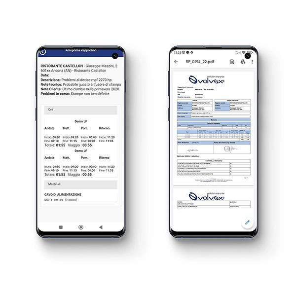 Appsistance - Rapportino da app con firma elettronica