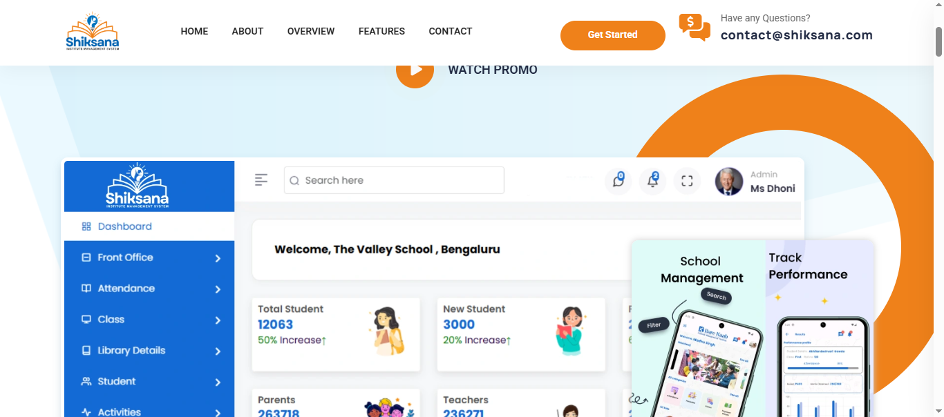 Shiksana school erp software - Screenshot 1
