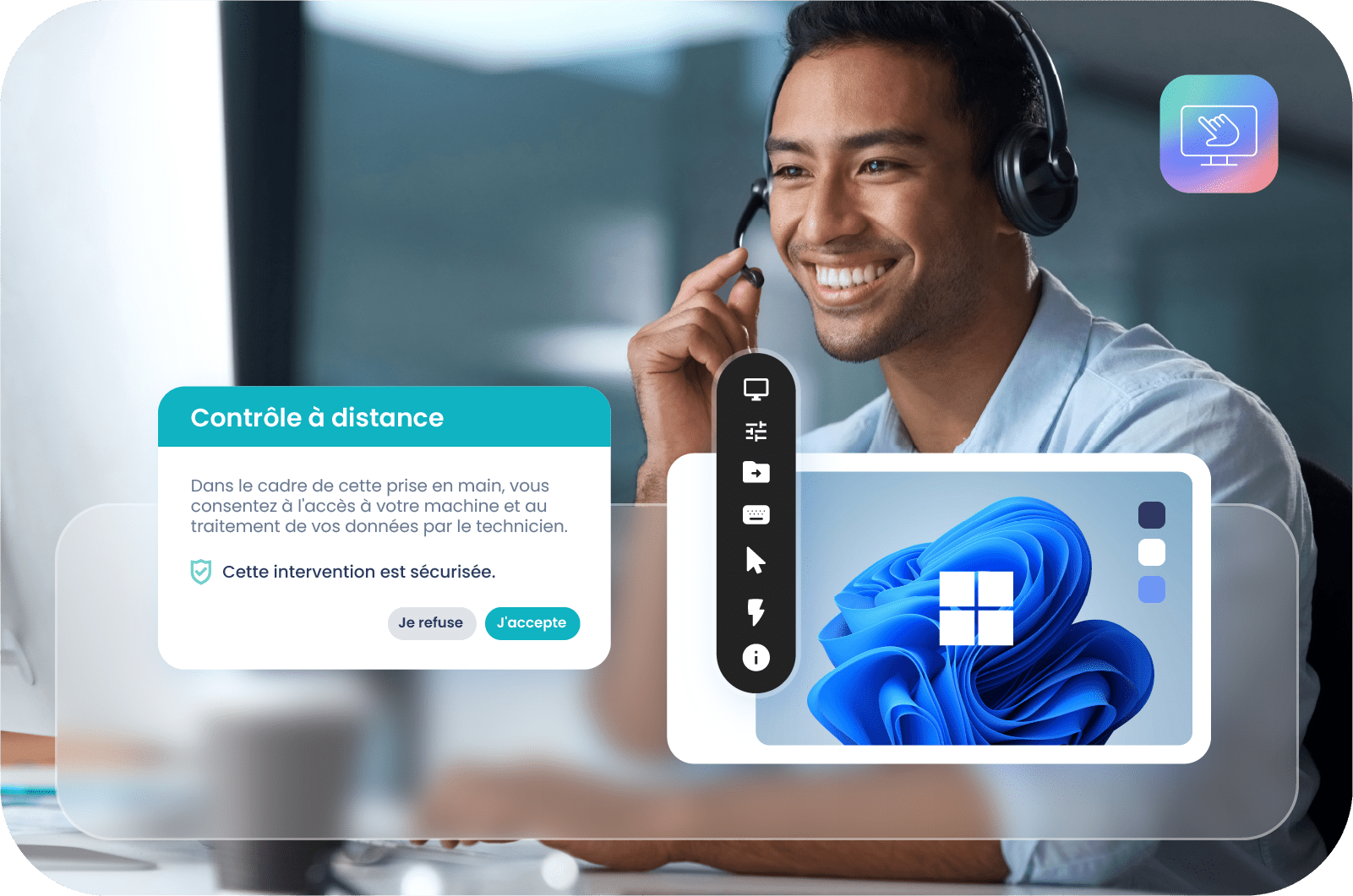 EasyRemote by Septeo - Assurez un support technique réactif, fiable et sécurisé, sans contrainte de déplacement.
