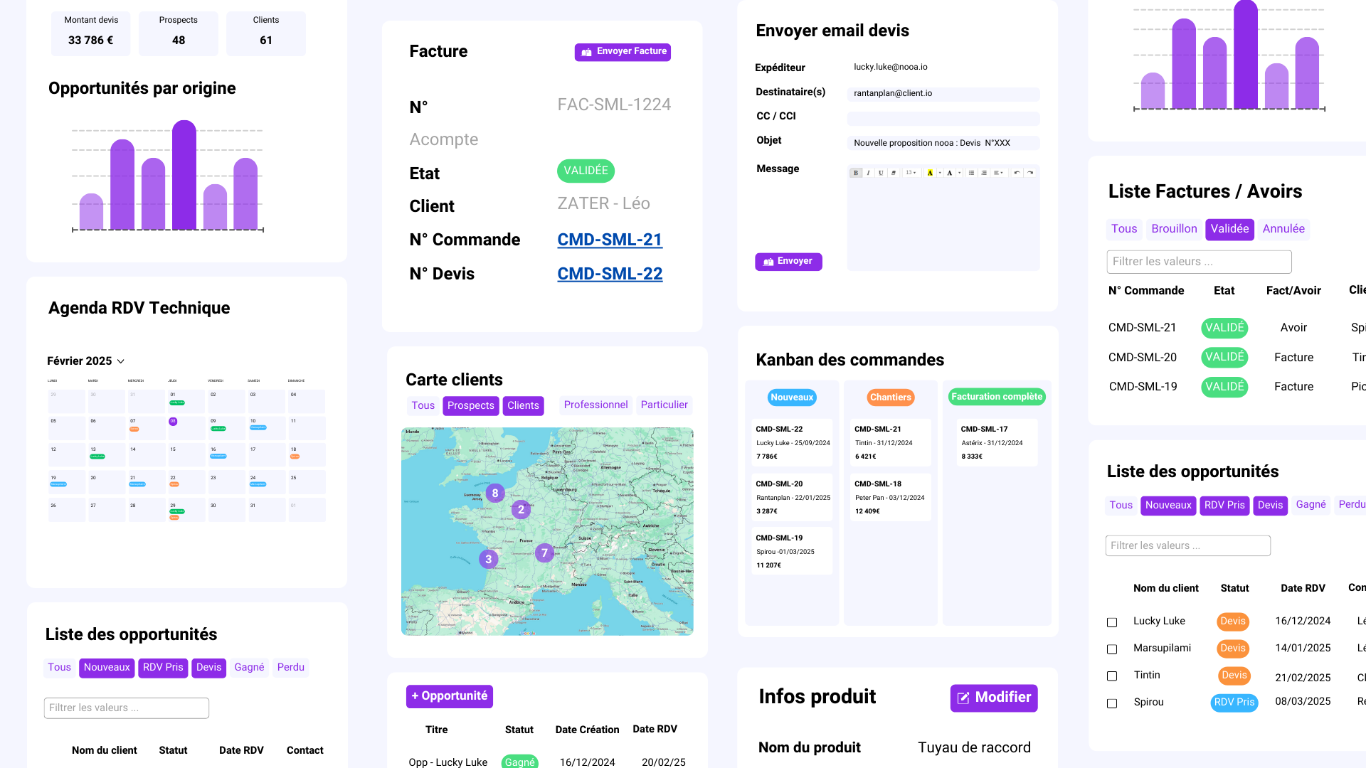 nooa - Choisissez vos modules et vos fonctionnalités pour une application sur-mesure !