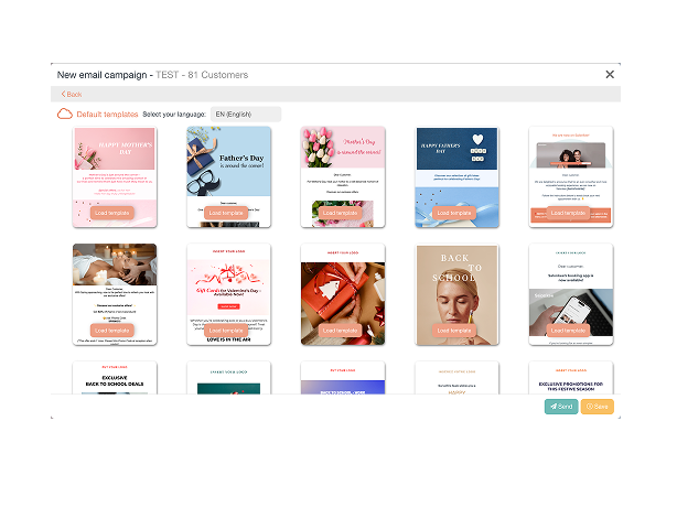 Salonkee - Marketing Tools: Email campaign templates