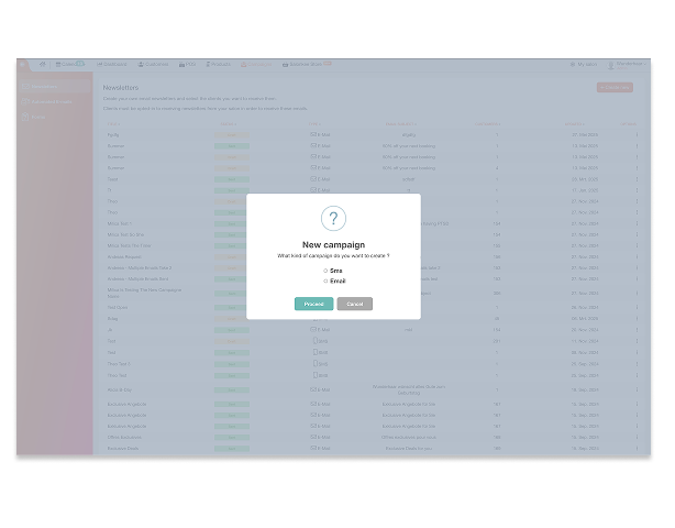 Salonkee - Email newsletters & SMS campagnes