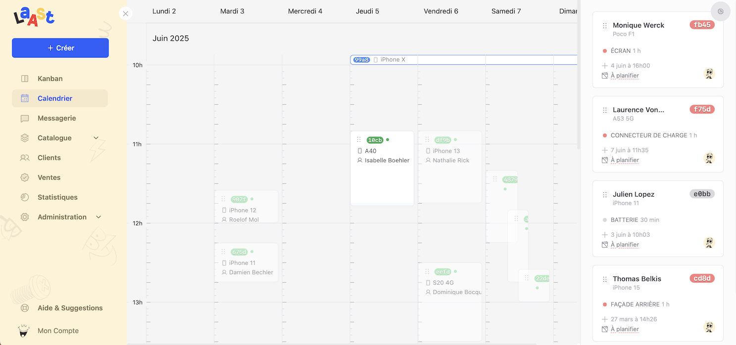 Laast.io - Organisez précisément vos journées avec dates et heures