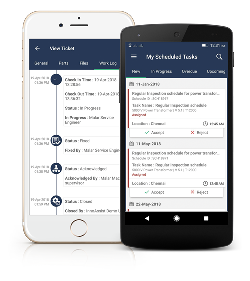 Innomaint - Mobile first CMMS application for both Android and iOS