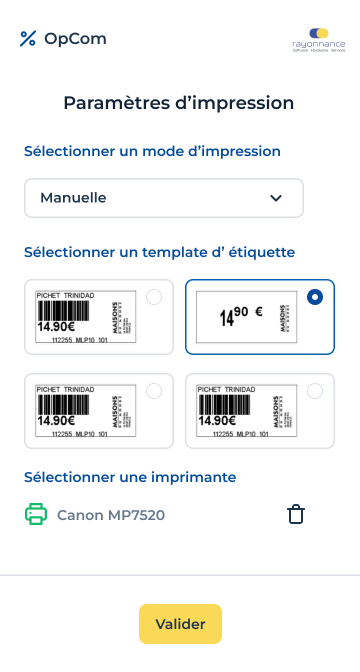 Harmonie Retail Suite - Application mobile magasins