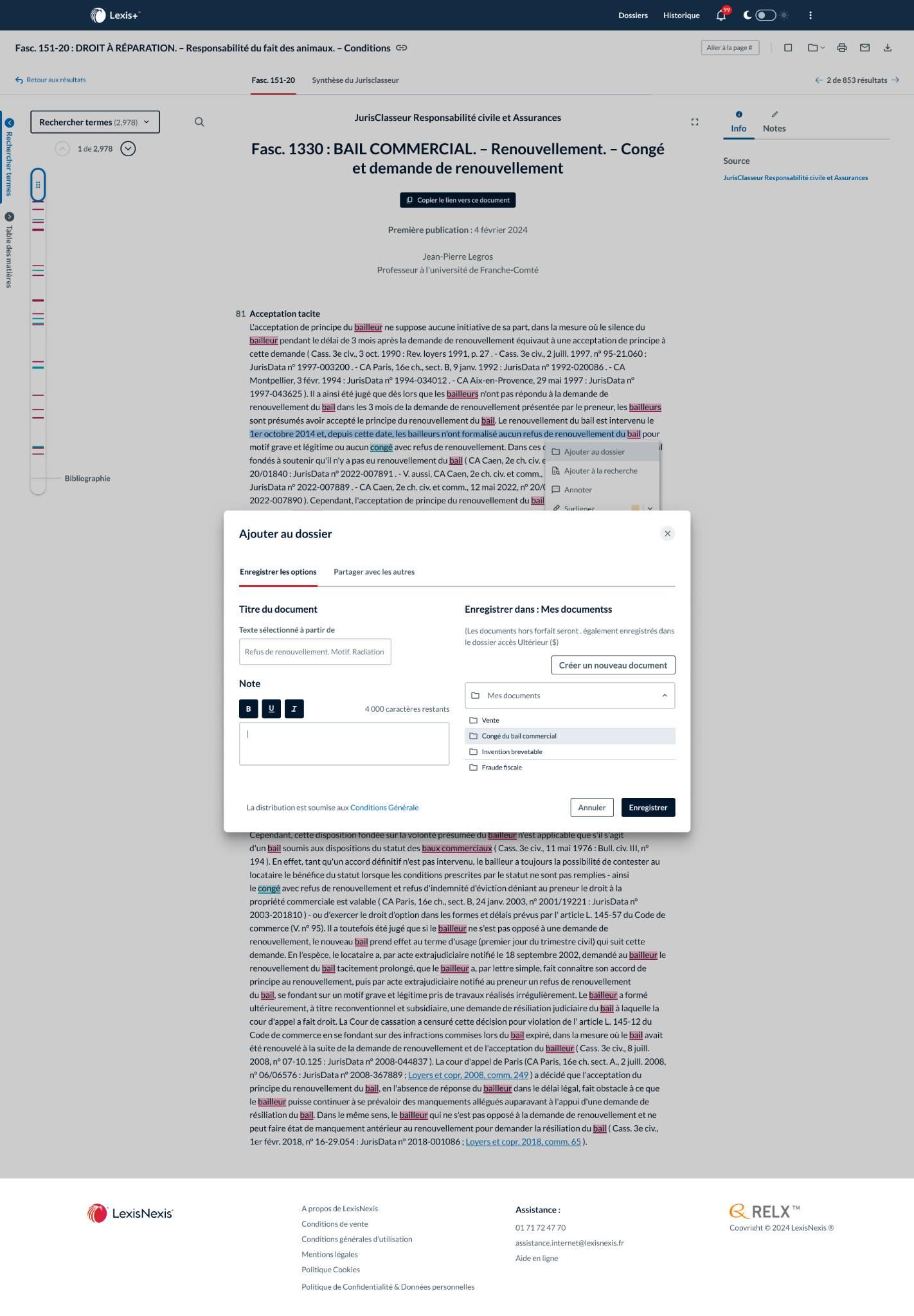 Lexis +  - Capture d'écran 4