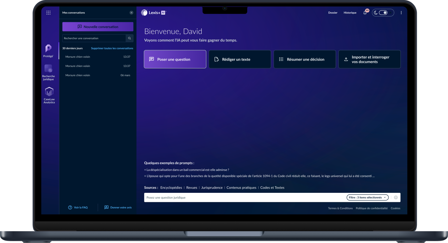 Lexis + AI - Assistant IA