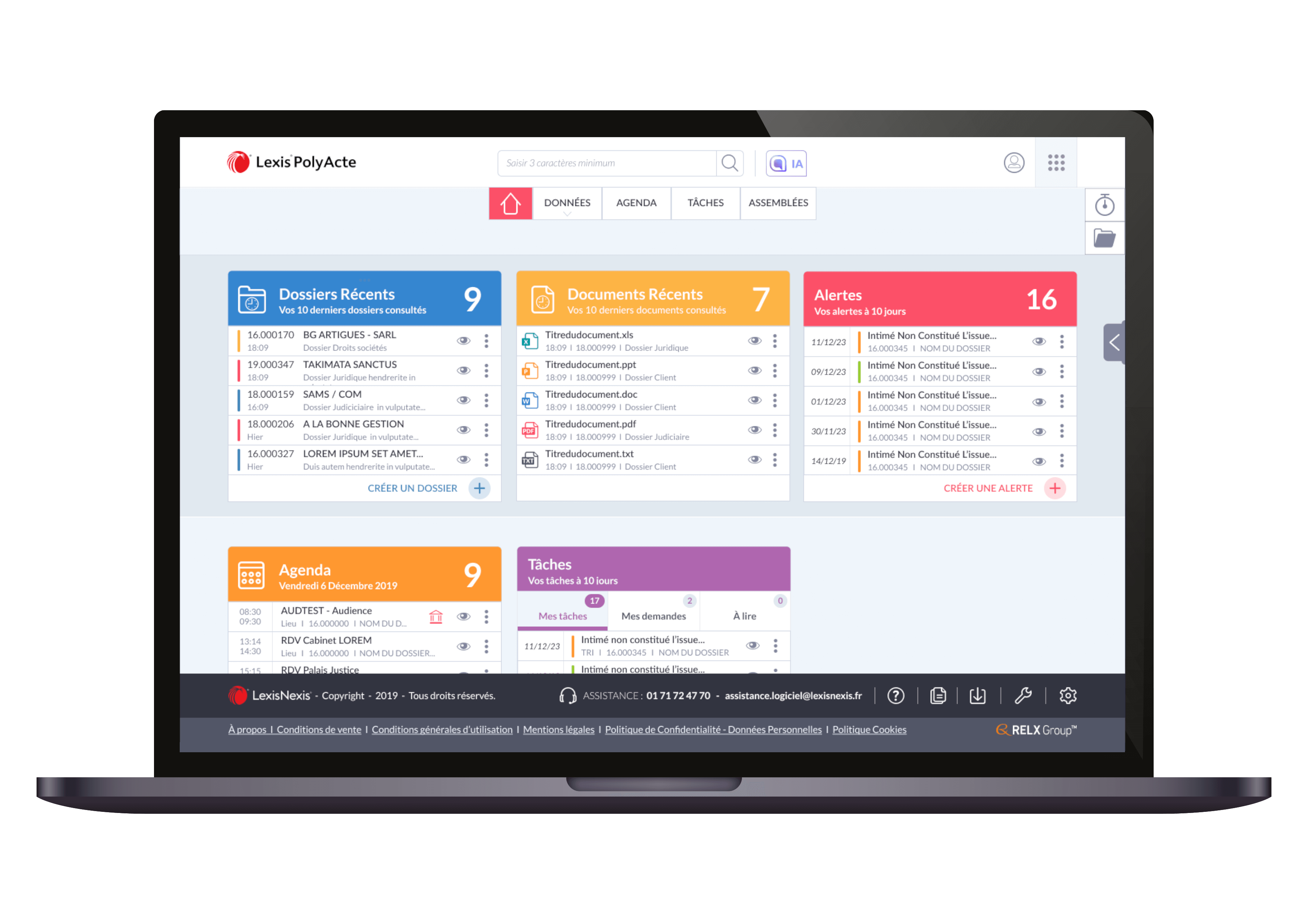 Lexis PolyActe - Capture d'écran 1