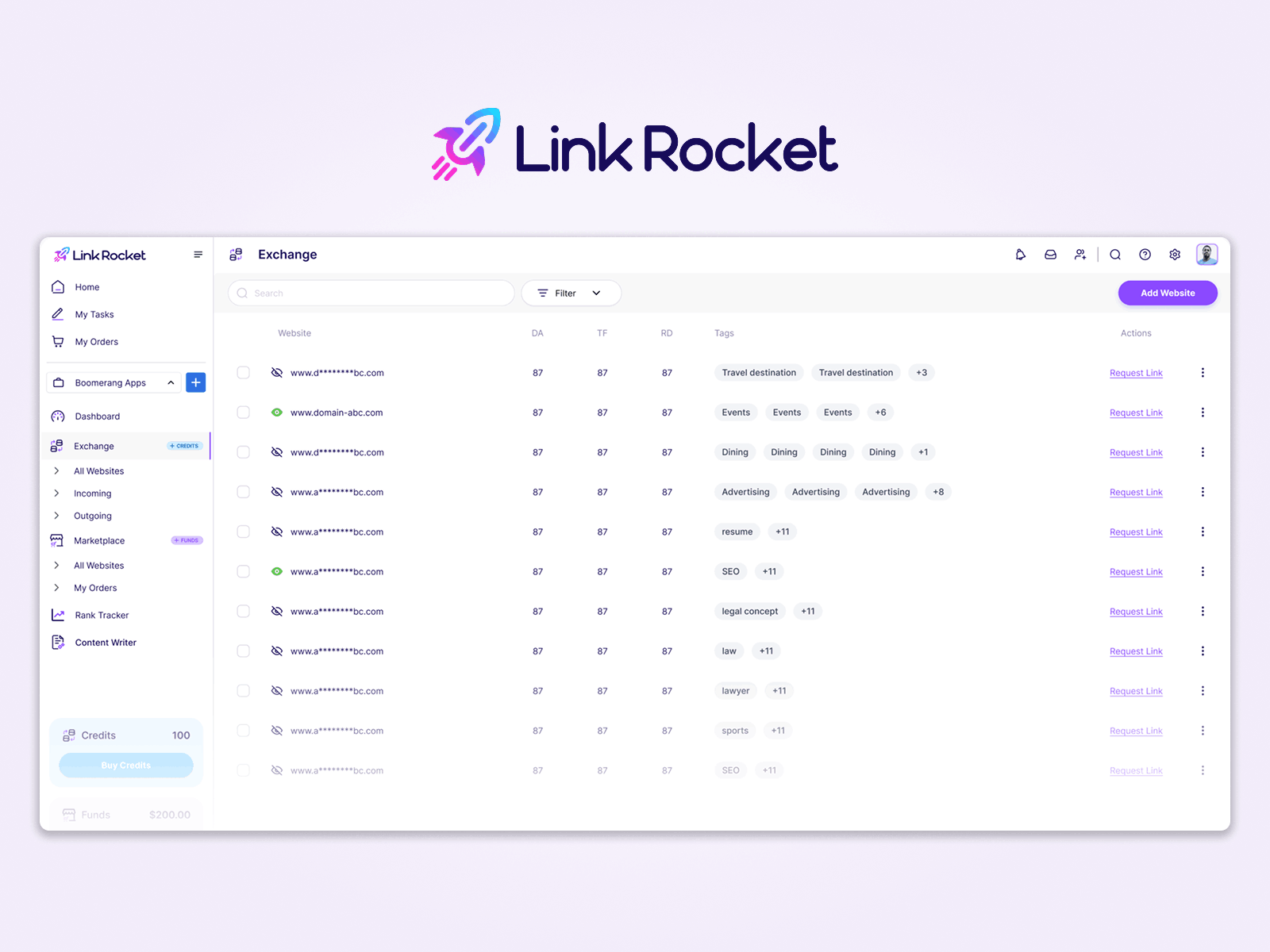 LinkRocket - LinkRocket Demo