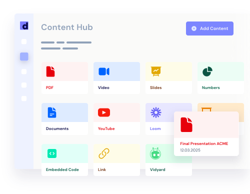 dealday - Centralize you sales documents to use effectively in every digital sales room