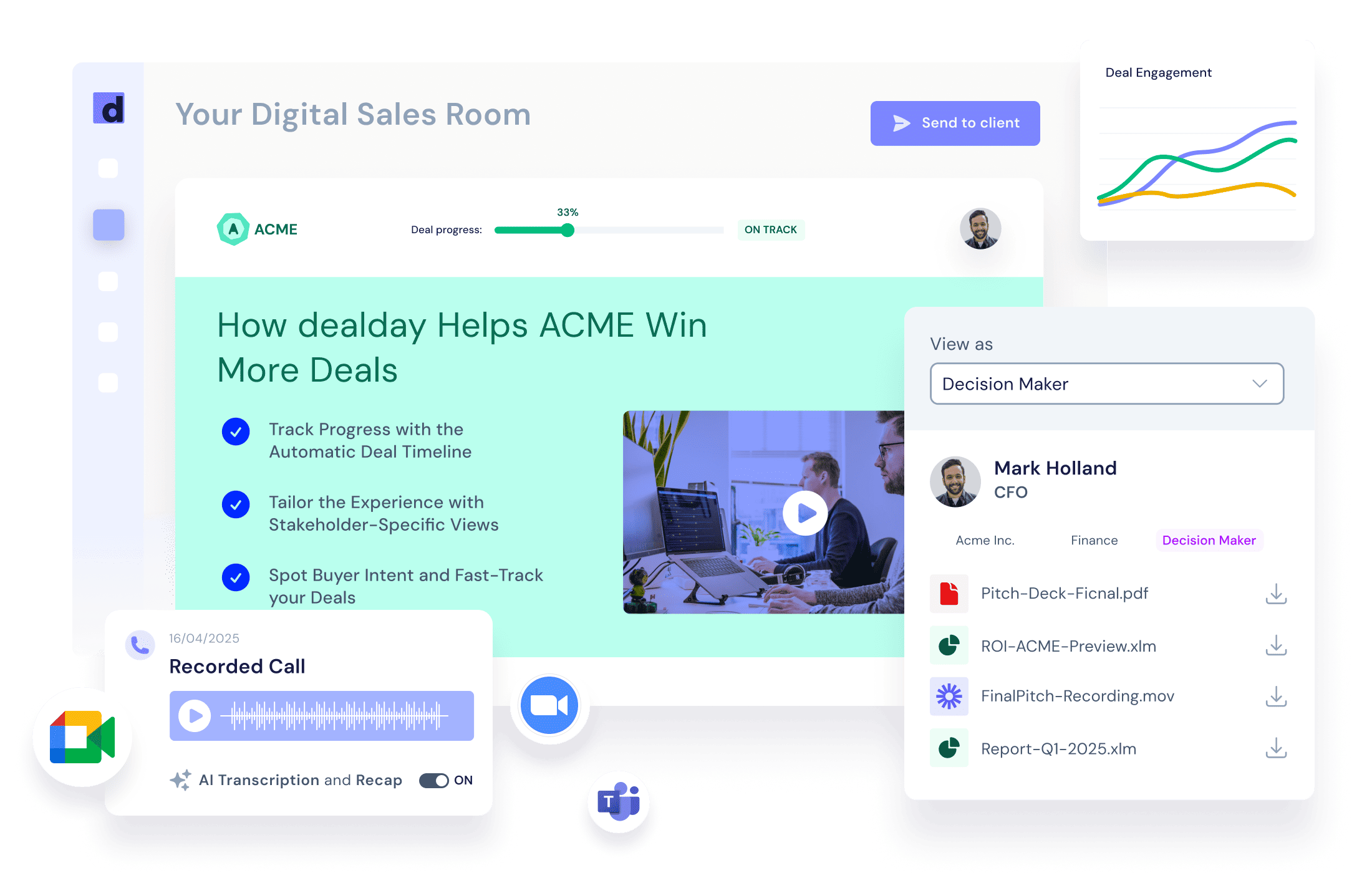 dealday - Send a personalized Digital Sales Rooms to stand out in any deal from the start