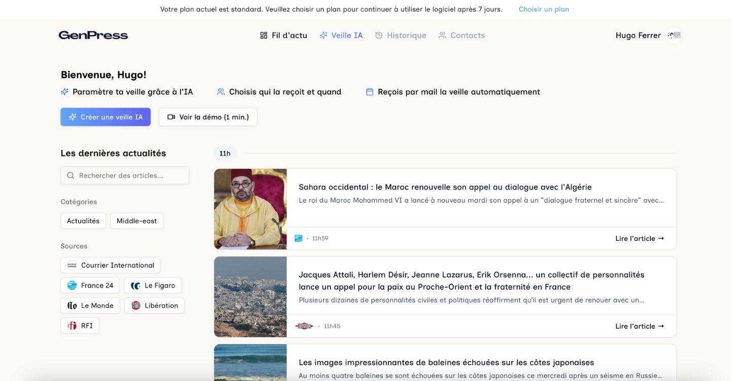 Genpress - Capture d'écran 1