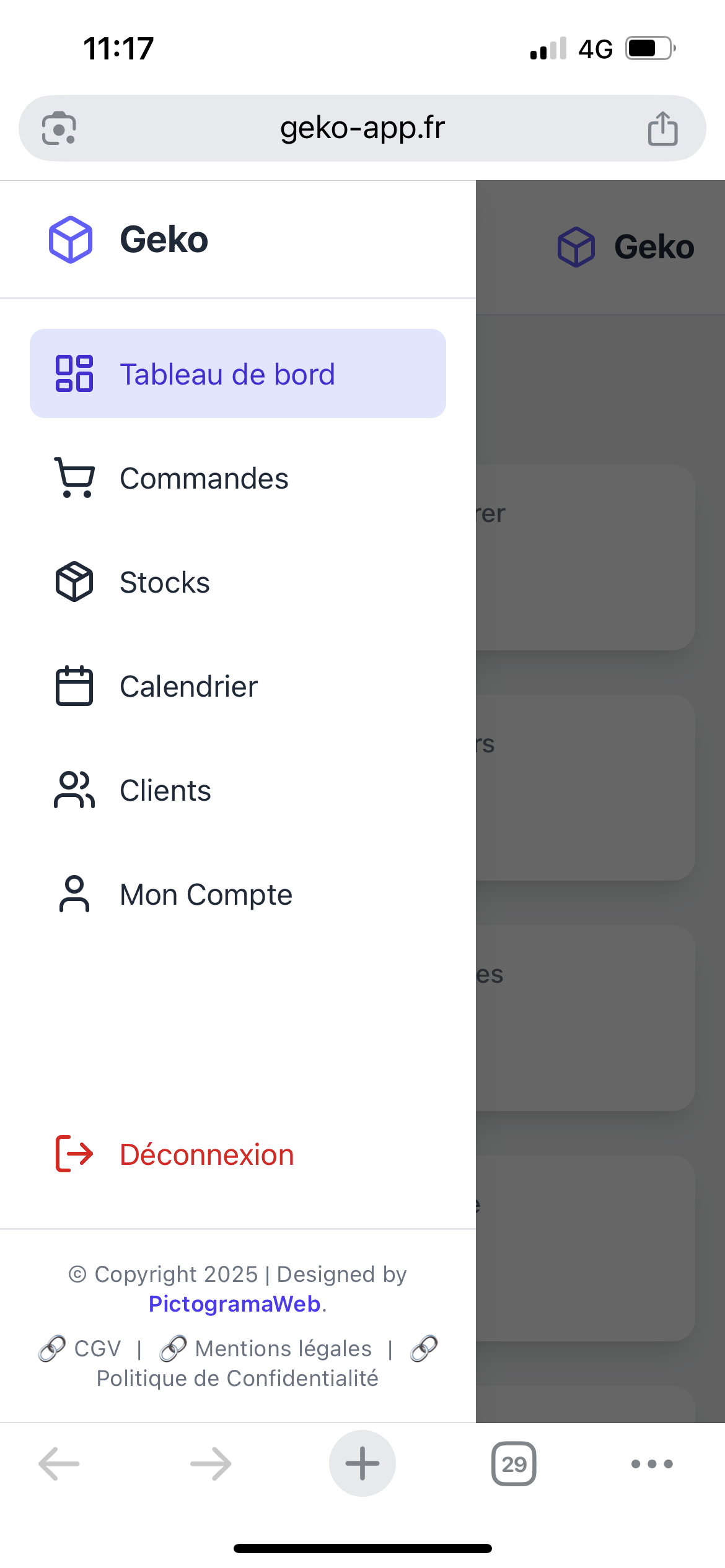 Geko App - Capture d'écran 3