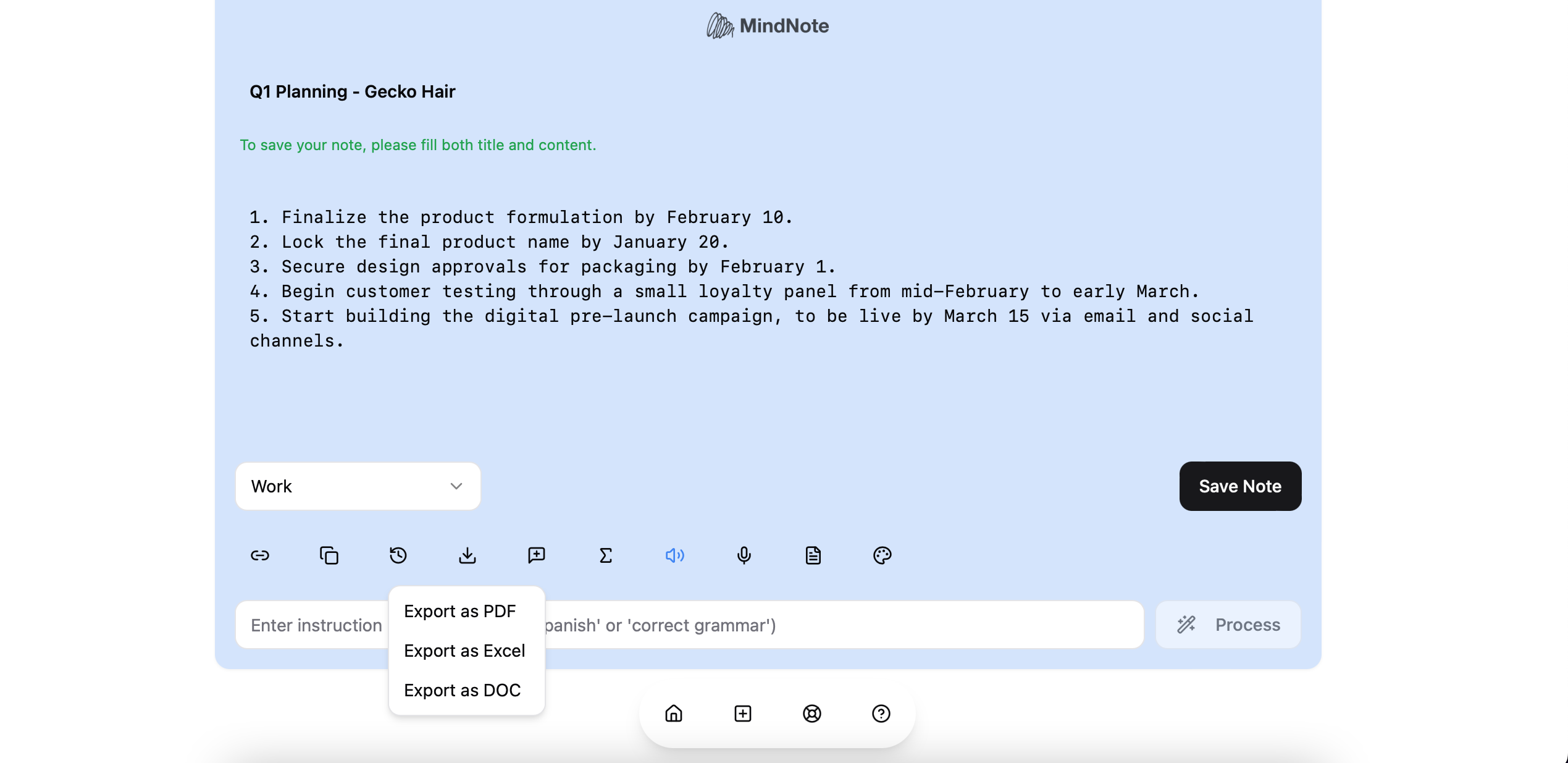 MindNote - Screenshot 3