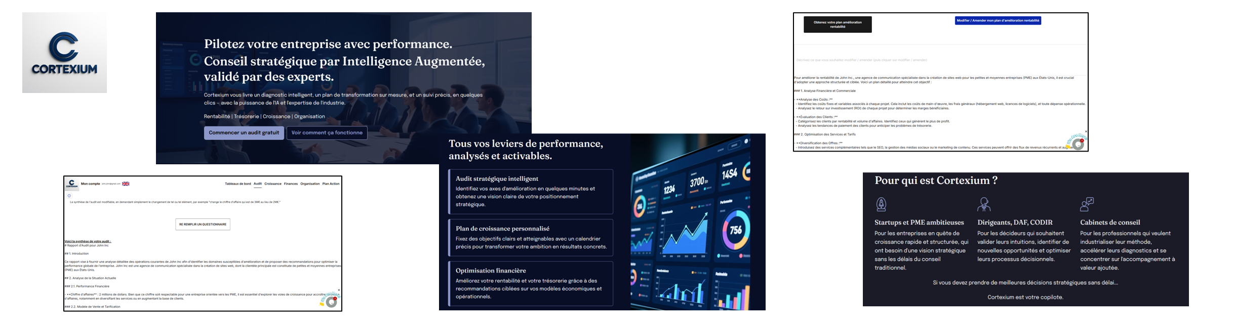 CORTEXIUM : Plateforme de Conseil stratégique en intelligence augmentée