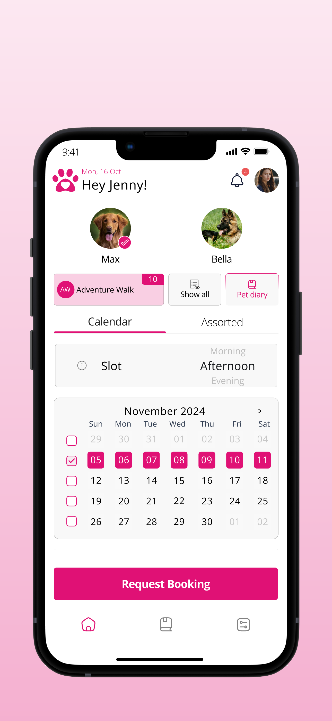 Pawpal - Calendar