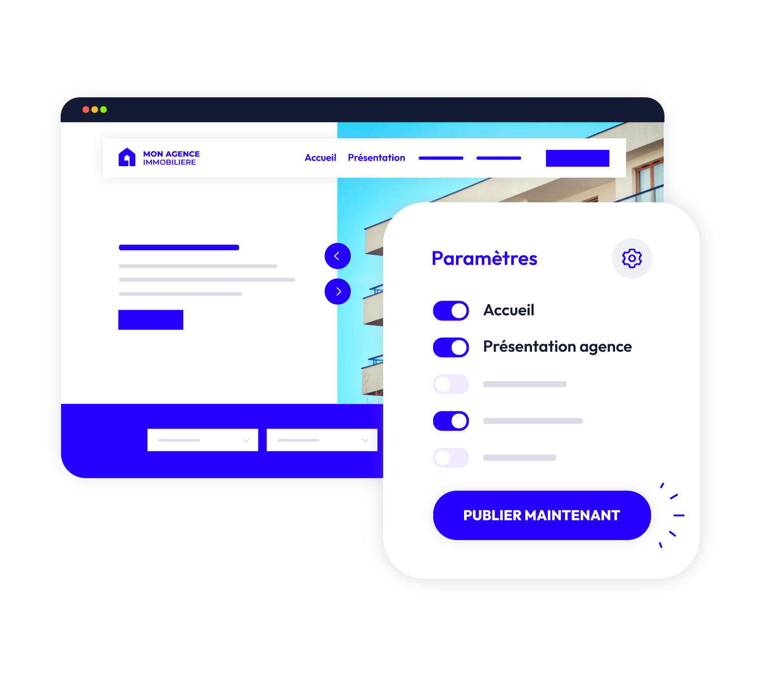 Realty - Création site agence immobilière
