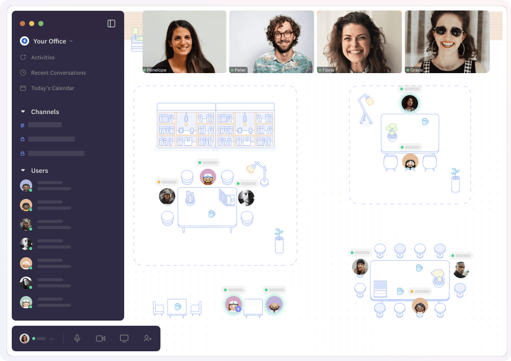 Cosmos Video - All-in-one voice, video and chat app built for fast-moving remote teams