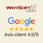 WHY Efficience - Avis client de 4,9/5 sur google