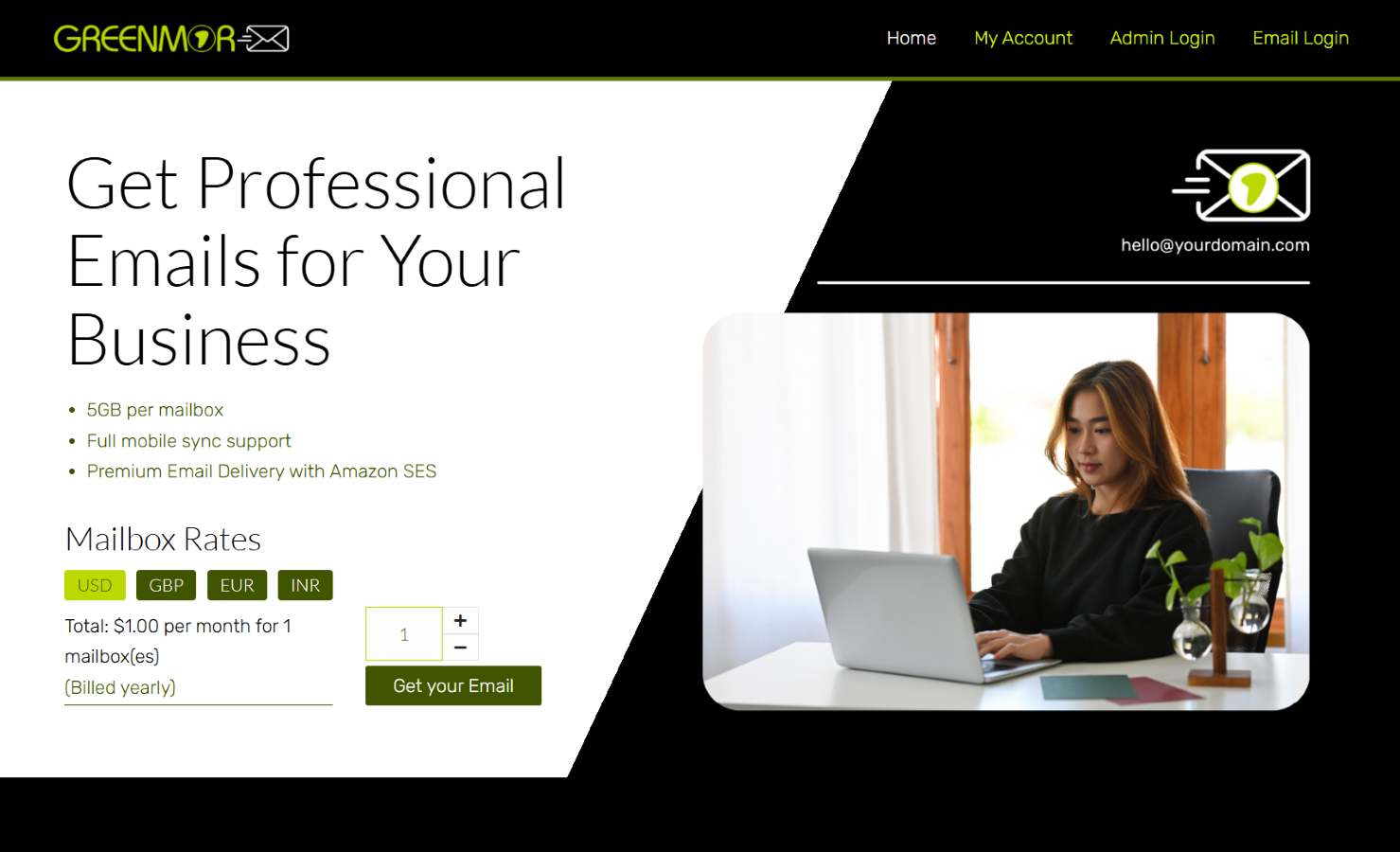 Greenmor Mail - Screenshot 1