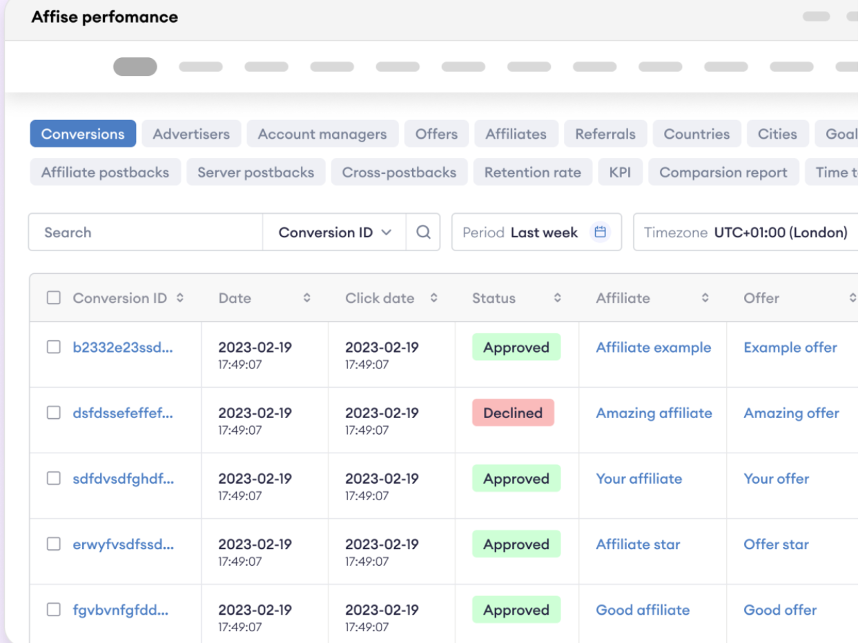 Affise Performance - Screenshot 2