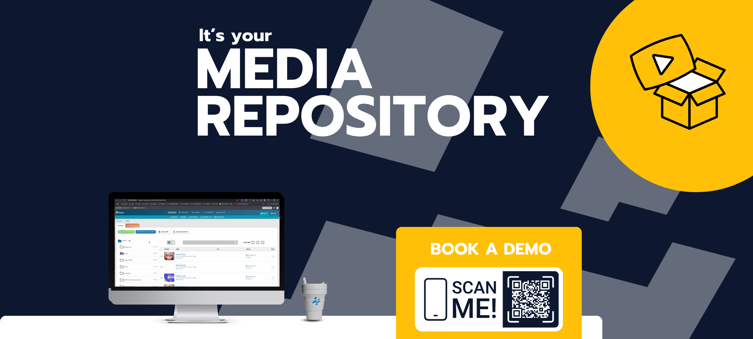 Voome Digital Signage Platform - MEDIA REPOSITORY