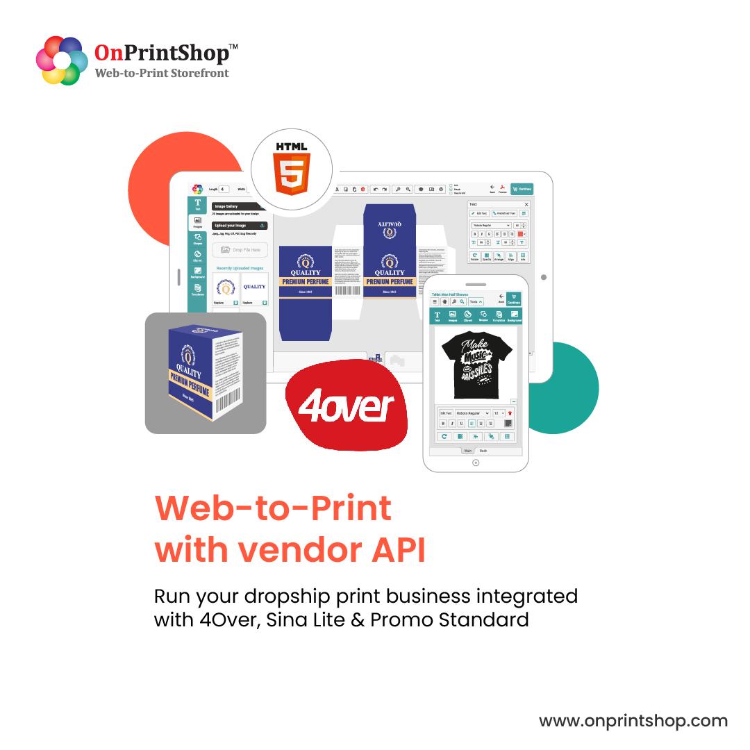 OnPrintShop - Web to Print with Vendor API