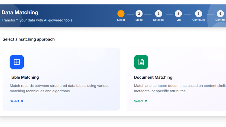 MatchX - Data Matching