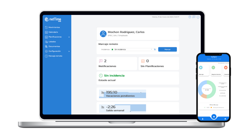 netTime one - netTime one y mySpec